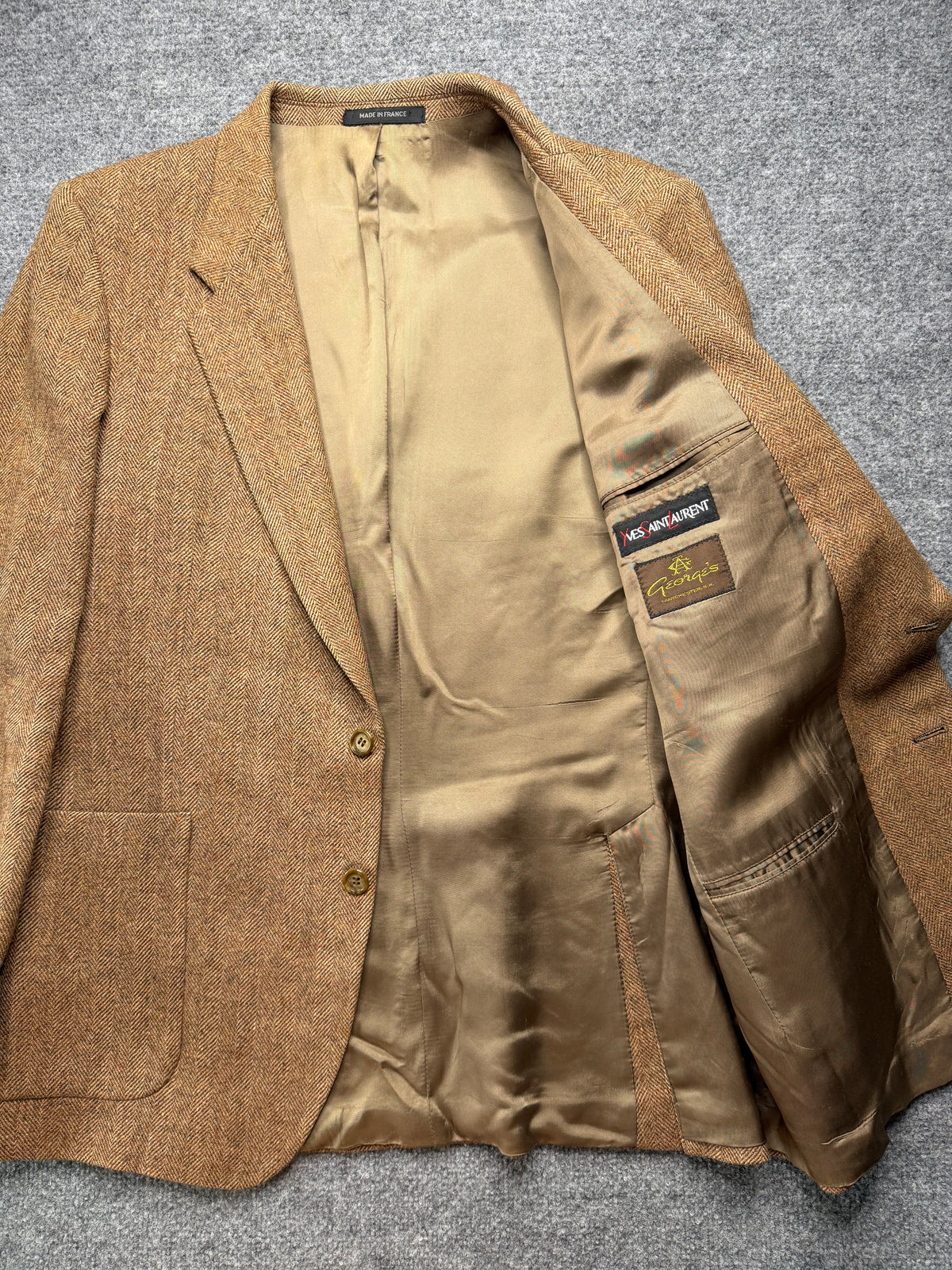 Vintage Yves Saint Laurent Tweed Blazer