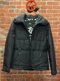 SALE Vintage DKNY Black Quilted Puffer Jacket With Logo Lining