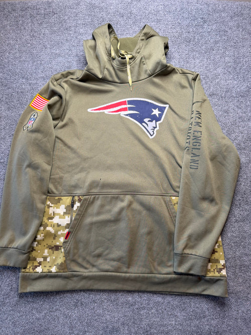 NFL Therma-Fit Patriots Salute to Service Hoodie