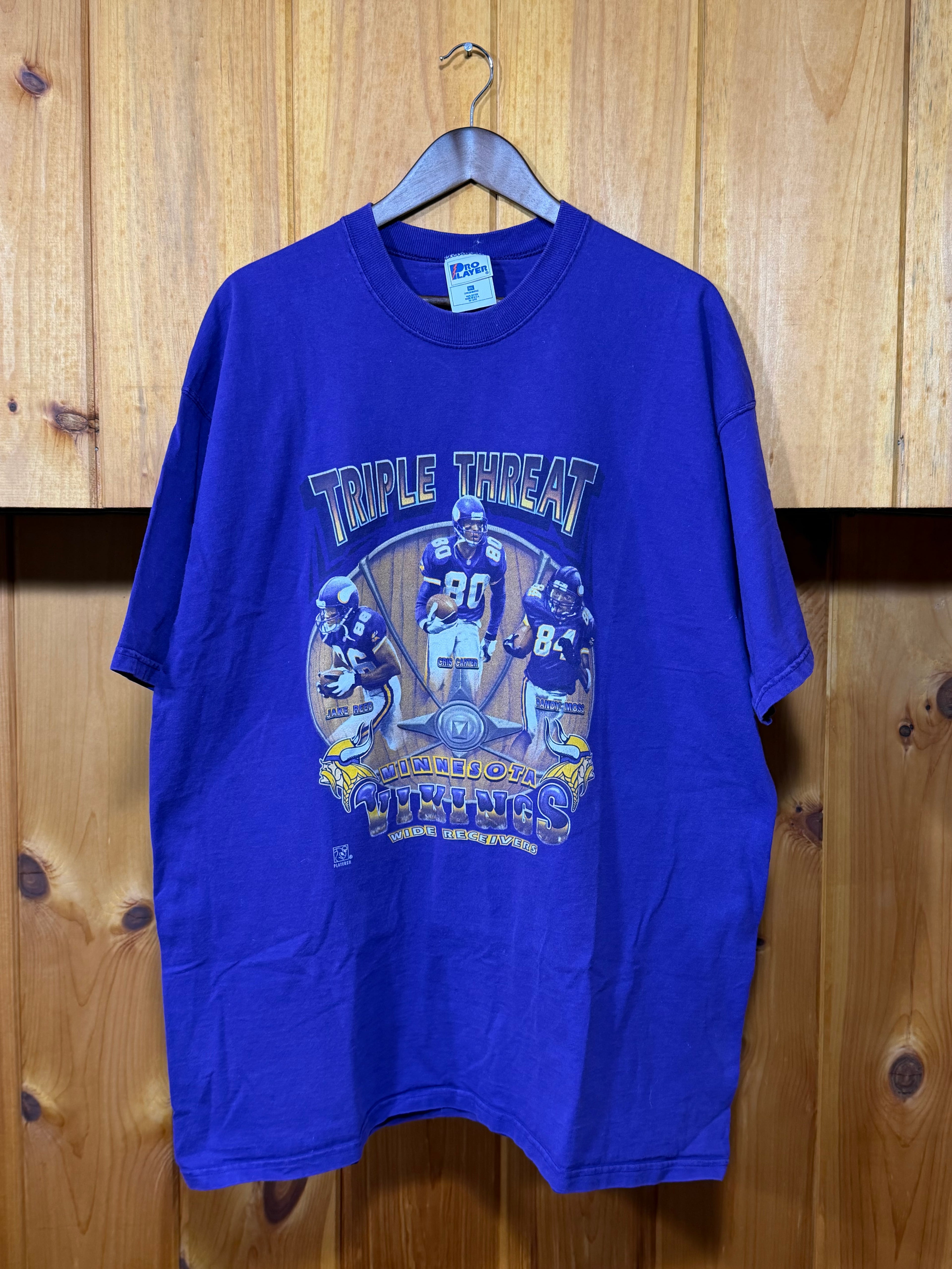 Vintage Minnesota Vikings Triple Threat Tee