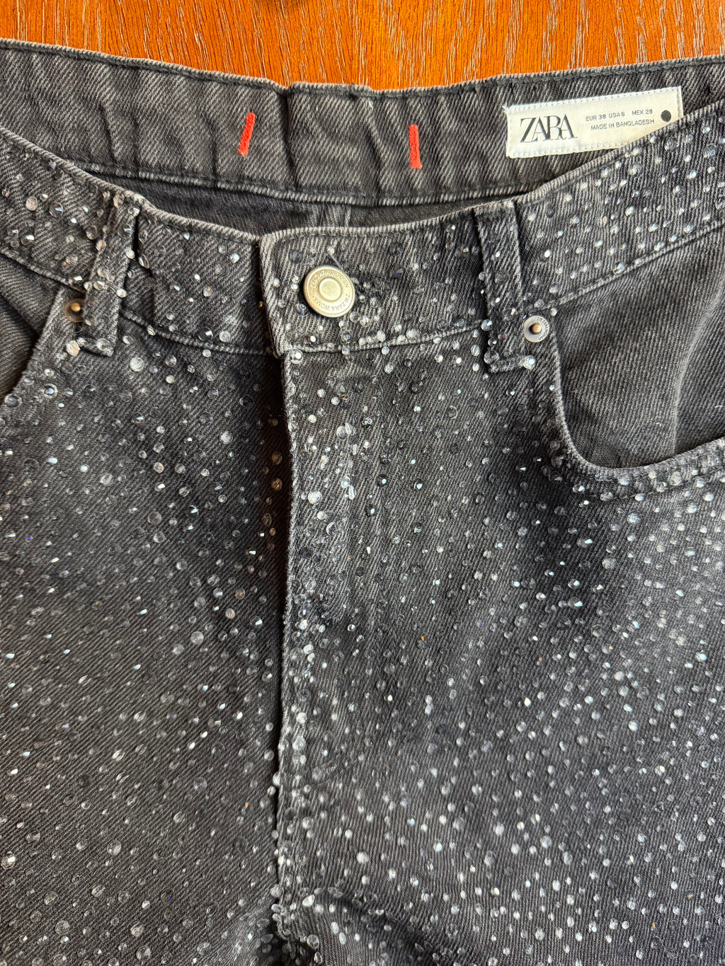 Zara Rhinestone Jeans