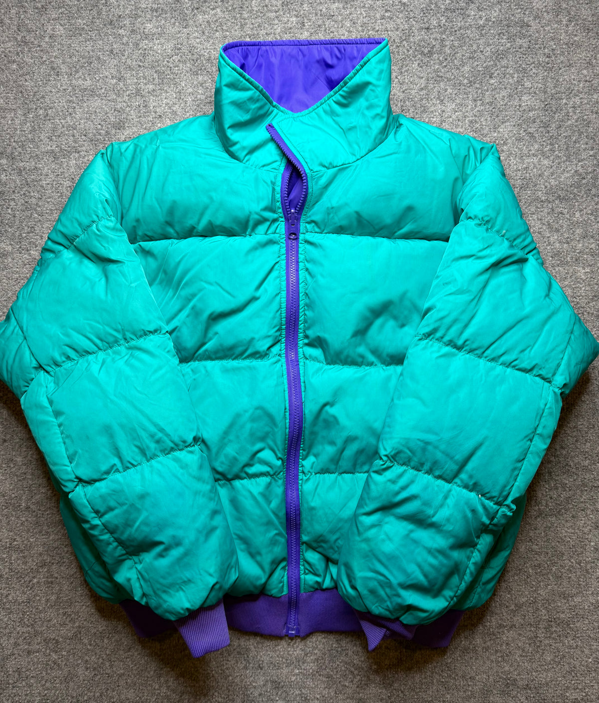 Vintage 1990s Columbia Sportswear Reversible Puffer Jacket