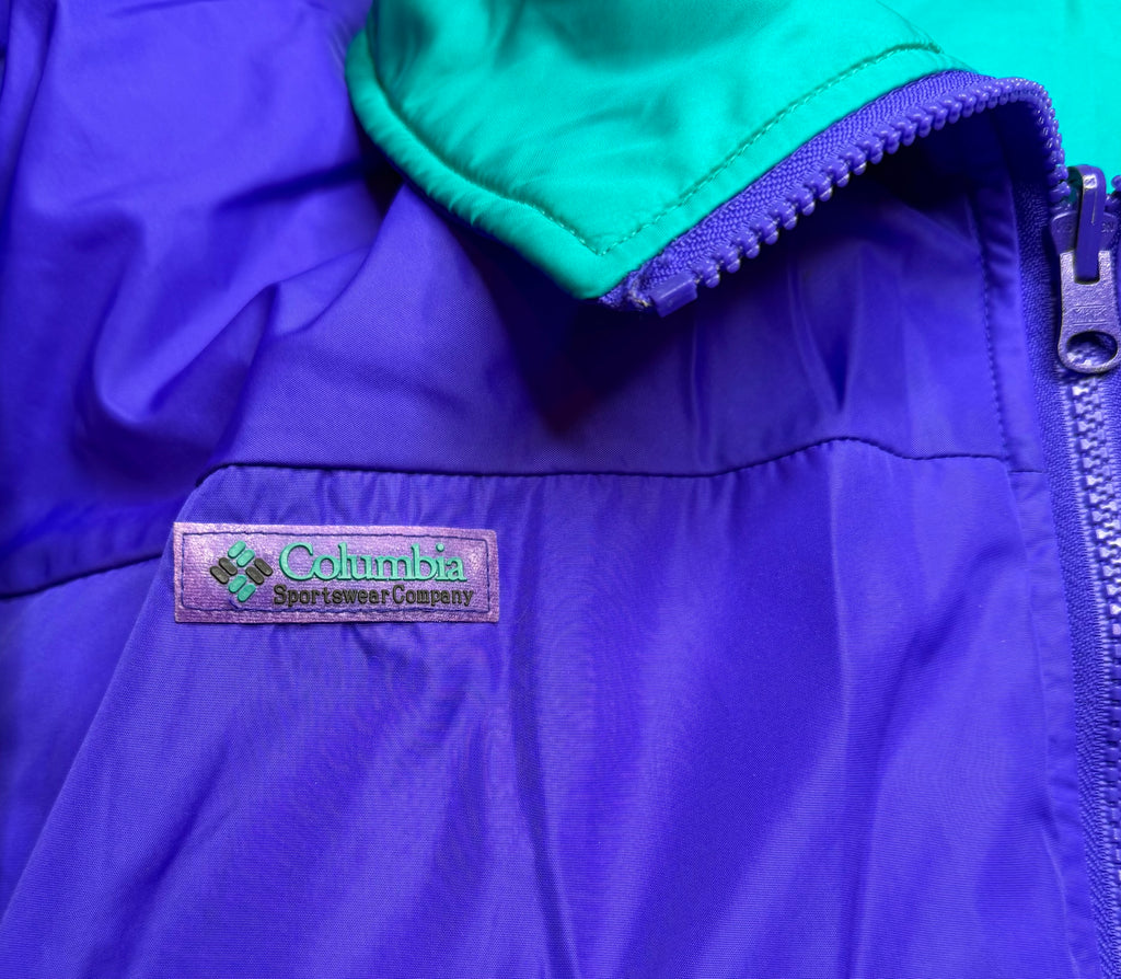 Vintage 1990s Columbia Sportswear Reversible Puffer Jacket