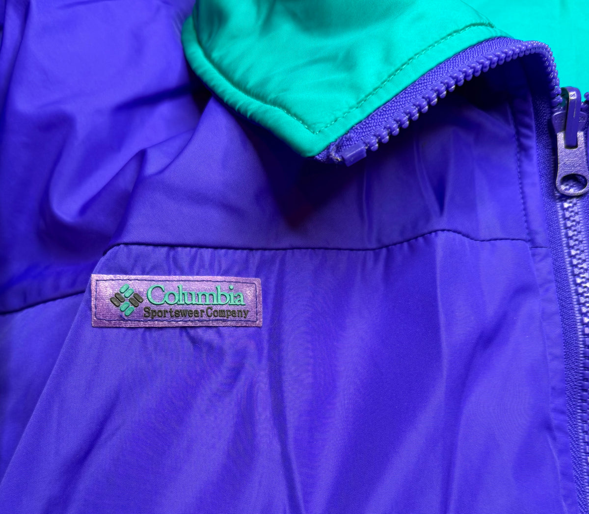 Vintage 1990s Columbia Sportswear Reversible Puffer Jacket