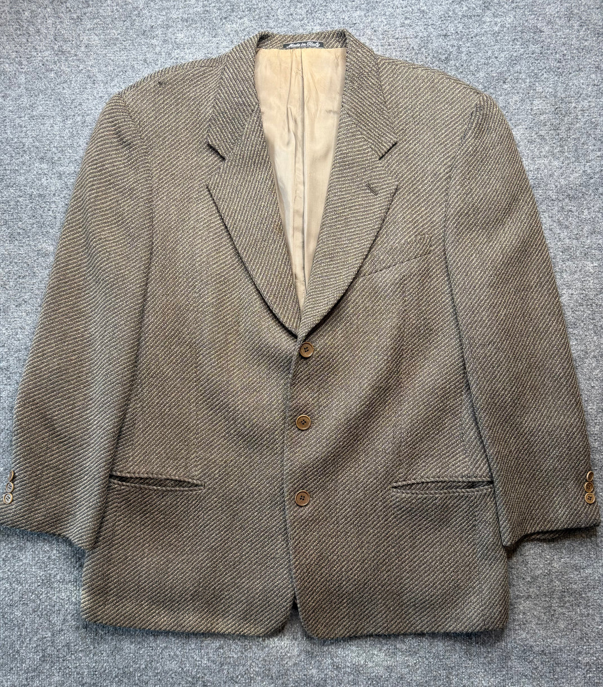 Mani 1990 Tweed Wool Blend Blazer