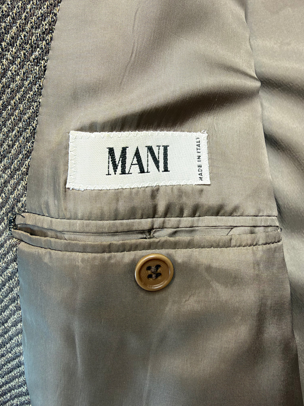 Mani 1990 Tweed Wool Blend Blazer