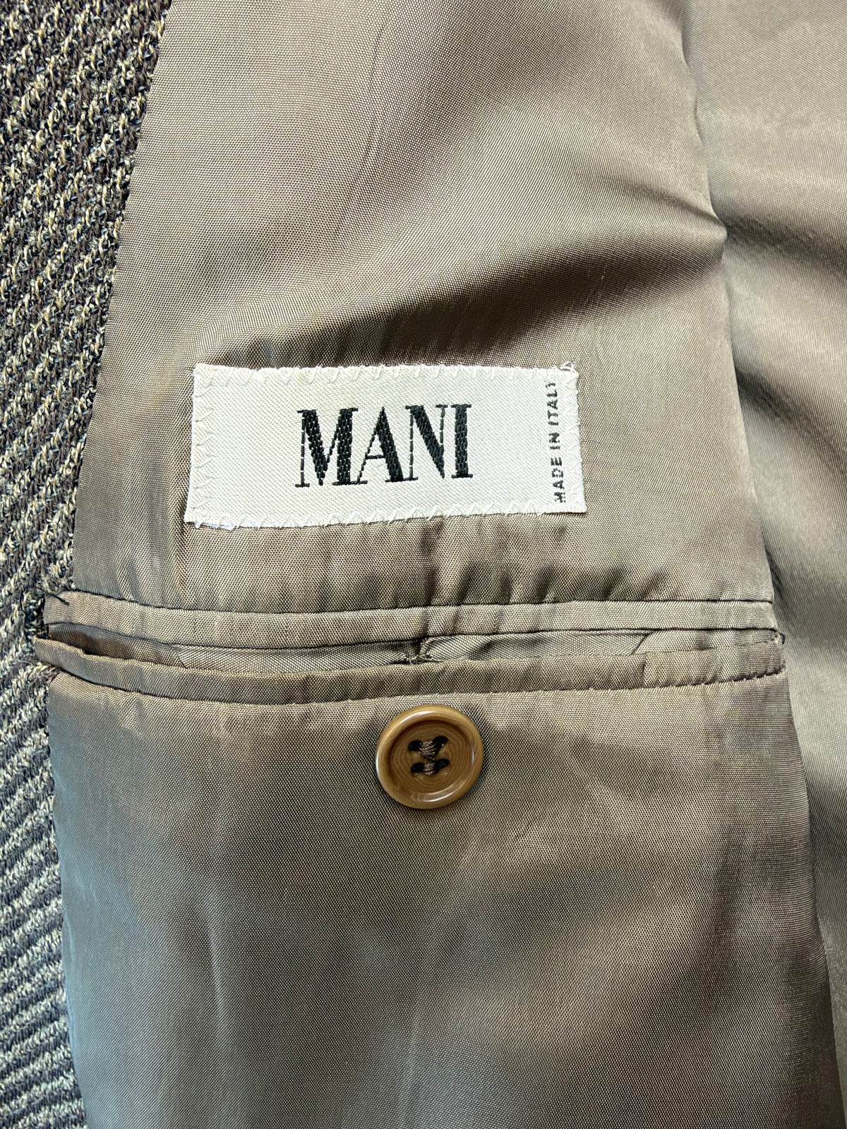 Mani 1990 Tweed Wool Blend Blazer