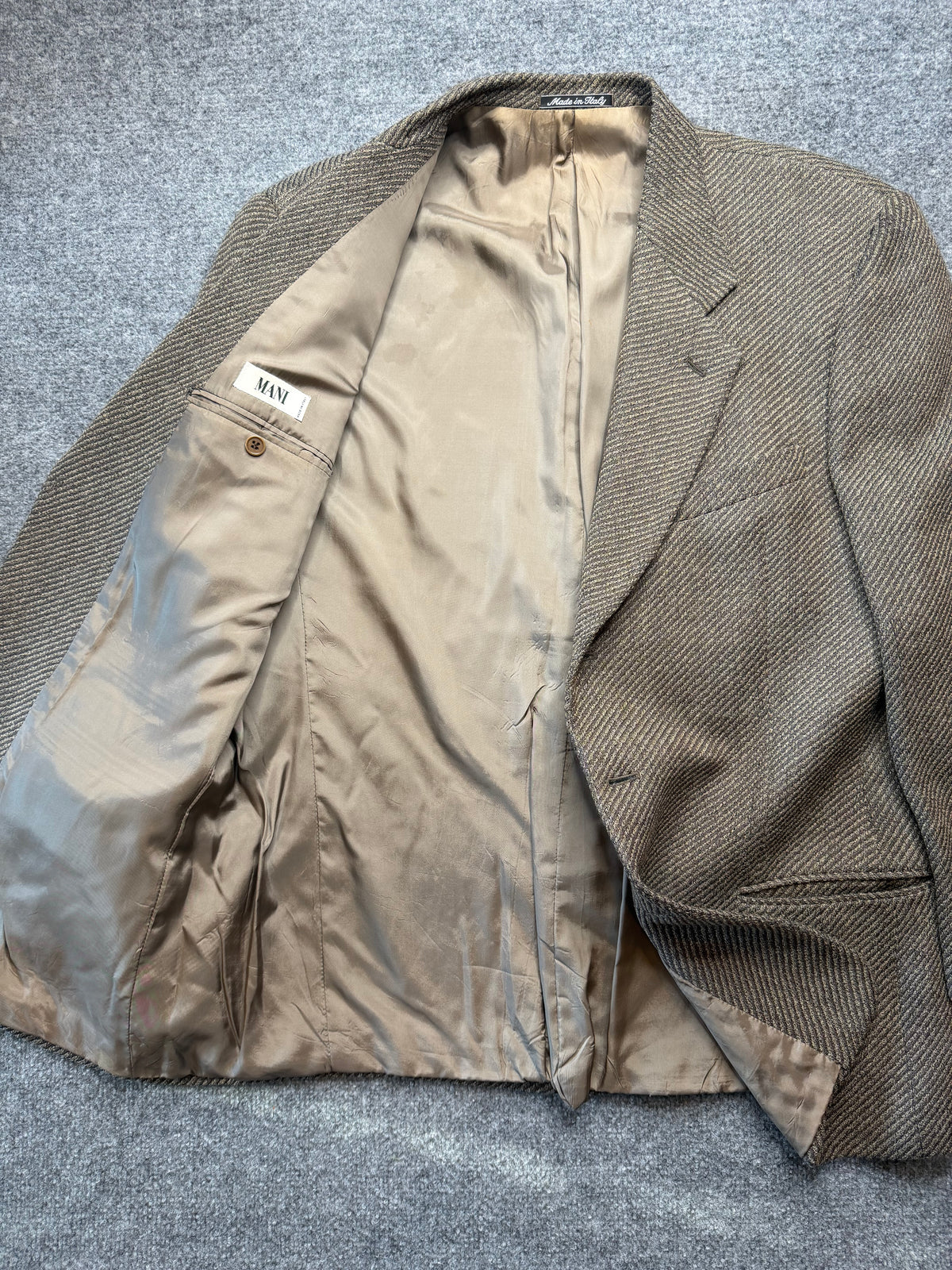 Mani 1990 Tweed Wool Blend Blazer