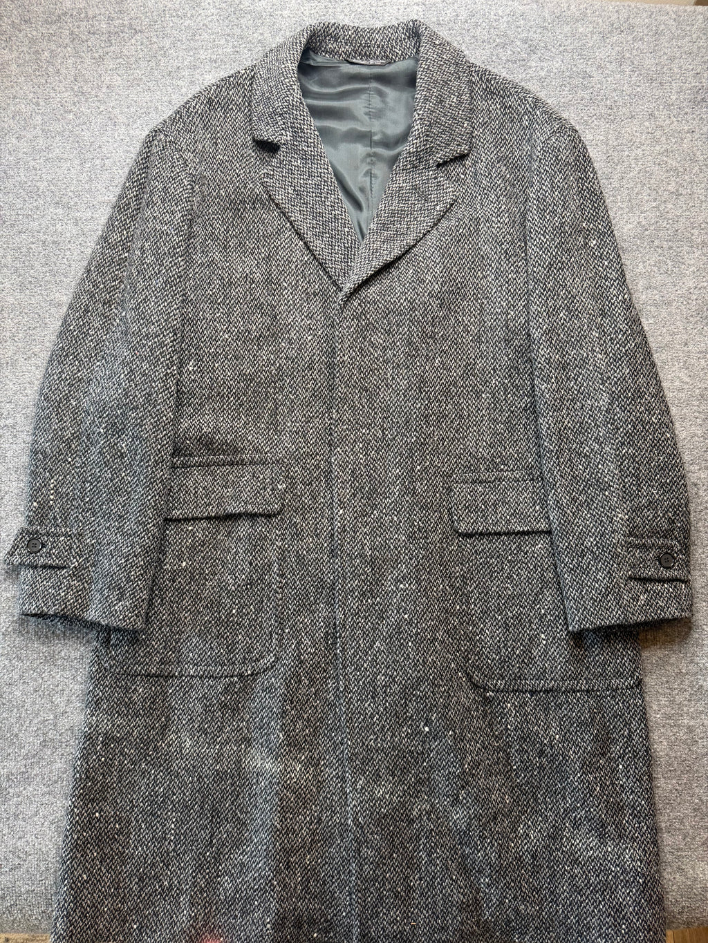 Torriani 1990s Tweed Overcoat