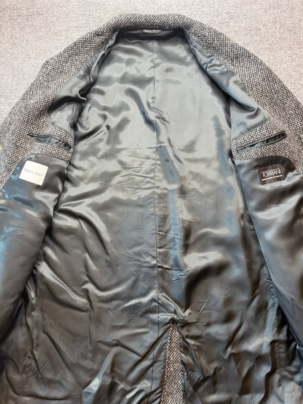 Torriani 1990s Tweed Overcoat